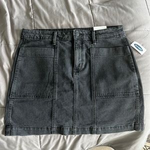 Old Navy Black Jean Skirt